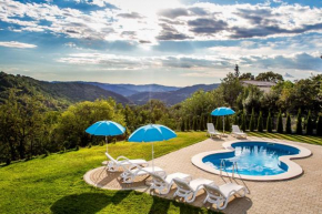 Istrian villa with four bedrooms, three bathrooms, private pool, table tennis, free Wi-Fi and parking, view of beautiful nature
